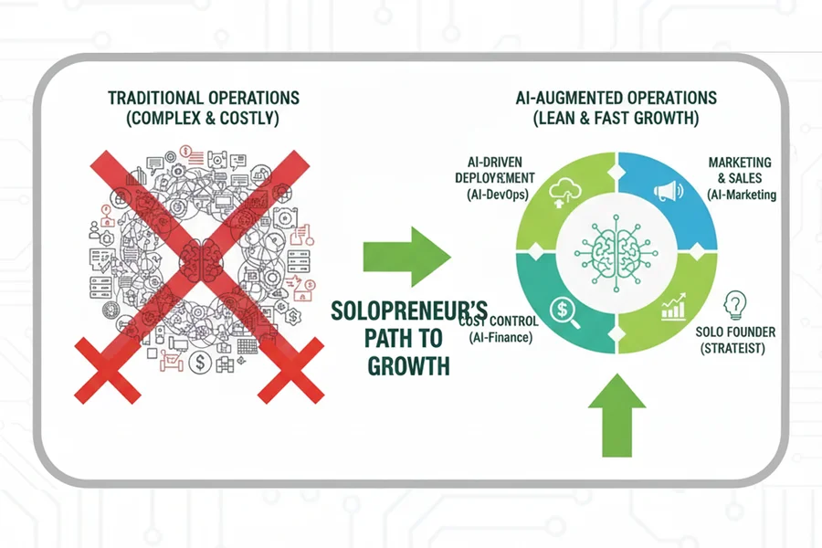Scaling Without Staff: AI-Augmented Operations and The Non-Technical Founder's Blueprint for Growth