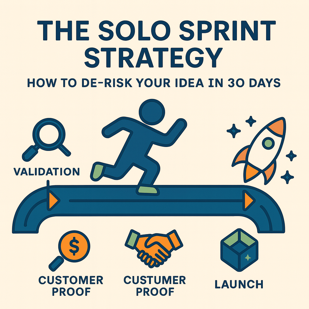 The Solo Sprint Strategy – How to De-Risk Your Idea in 30 Days