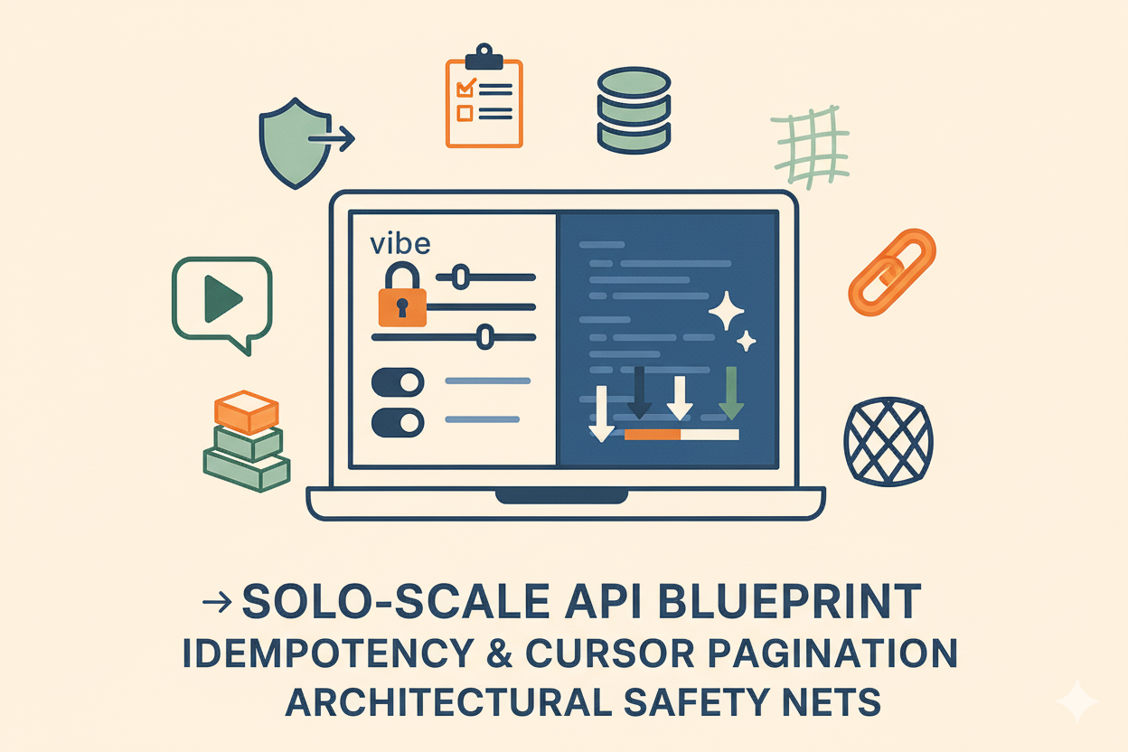 Solo-Scale API Blueprint: Idempotency and Cursor Pagination Are Your Architectural Safety Nets