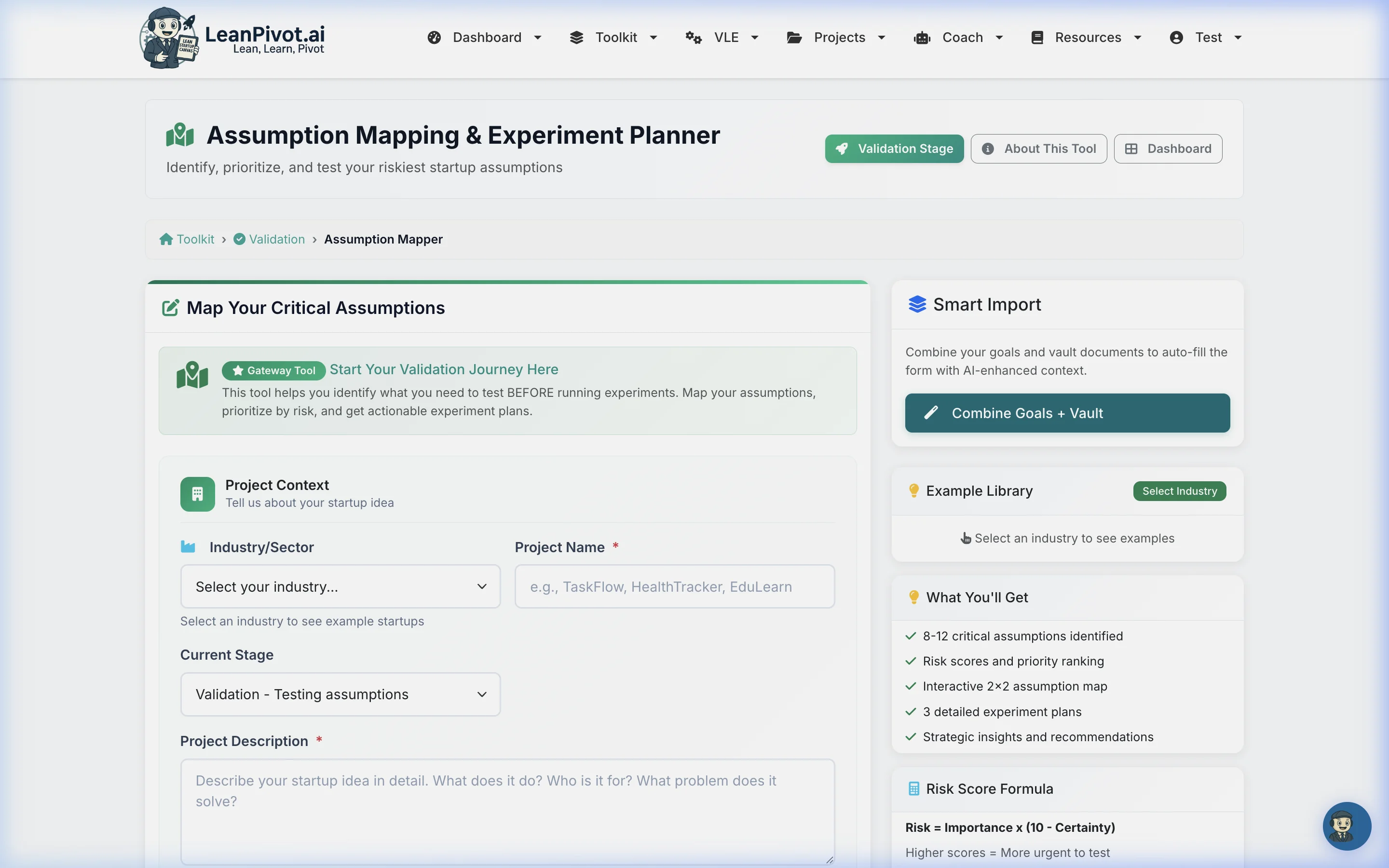 Describe Your Idea & Context