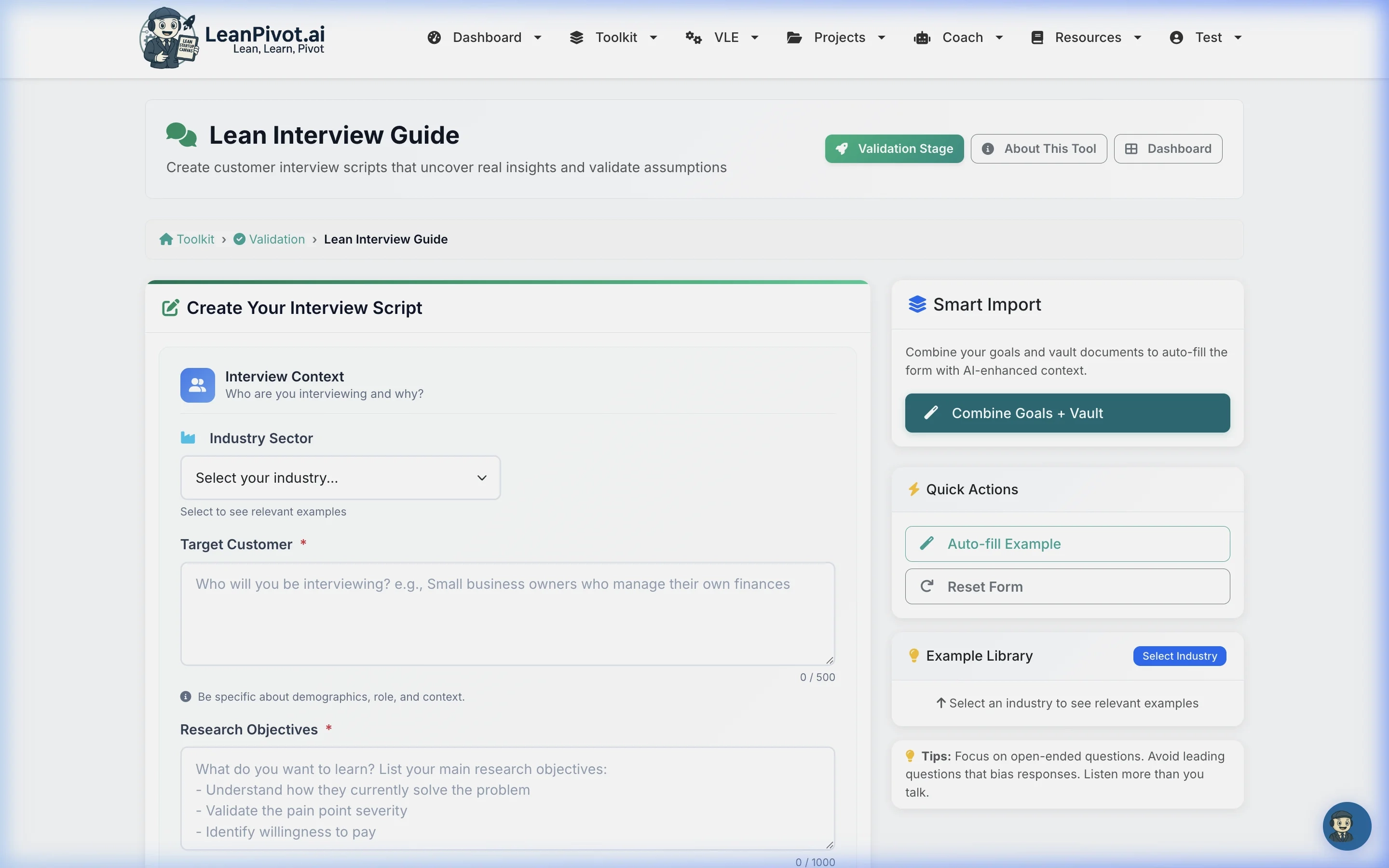 Define Context & Research Objectives